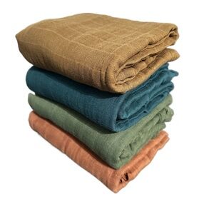 Muslin Baby Swaddle Blanket Set [4 Pack] – Ultra Soft, Gender Neutral, Large